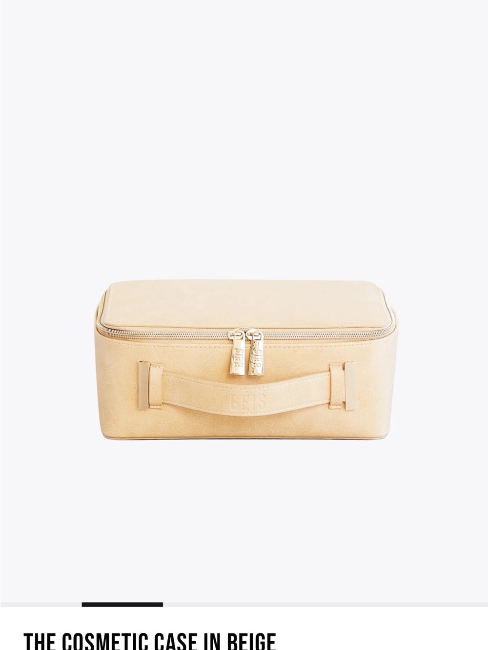 BEIS The Cosmetic Case in Beige